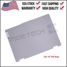 IPS Lcd Back Cover Rear Lid Grey Color For Lenovo ideapad 5 2-in-1 16AHP9 16IRU9 picture