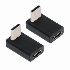 CY 2pcs/lot Up Angled Type Micro USB to Type-C USB-C USB2.0 Power Data Adapter picture
