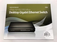 Desktop Gigabit Ethernet Switch Monoprice M1008D 8 Port 10/100/1000 Mbps  picture