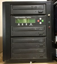 4 Disc Makers Reflex DVD CD Disc Duplicator Tower picture