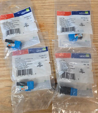 LOT OF LEVITON GIGAMAX CAT 5E CONNECTOR 5G108-RL5 SAN 1284 picture