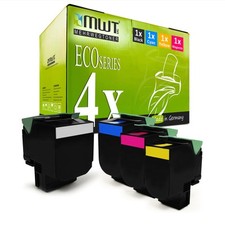 4X ECO Cartridge For Lexmark C-544-DW X-548-DTE C-544-DTN X-544-DTN X-544-DN picture