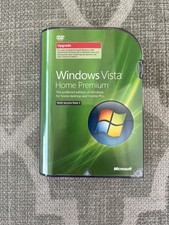 Microsoft Windows Vista Home Premium Upgrade 32-Bit DVD w/ Product Key - USED picture
