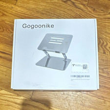 Gogoonike Adjustable Foldable Aluminum Laptop Stand/Riser Silver picture