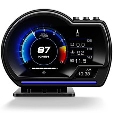 Head Up Display for Car, OBD2+GPS Dual System, OBD2 Gauge Display, GPS Speedo... picture