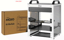 6U Network Rack, 10 inch Mini Server Rack with 2 Side Translucent Panels & 2 Top picture