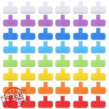 Outus 50 Pcs Cable Labels Multi Color with Writable Surface Reusable Waterpro... picture