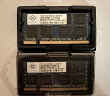 2x Nanya 1GB 2Rx8 PC2-5300S DDR2 Memory Ram NT1GT64U8HB0BN-3C 2 Gb Total picture
