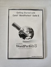 NEW SEALED 1996 COREL WORDPERFECT SUITE 8 WITH MANUAL AND CD  picture