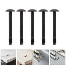 Black Iron Computer Radiator Fan Screws 100Pcs Efficient Heat Dissipation Mount picture