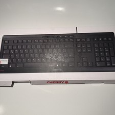 CHERRY JK8500EU2 Stream 104-key SX Scissor Mechanism Wired Keyboard - Black picture