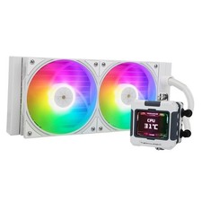 360mm CPU Water Cooler ARGB Sync LCD Display Triple PWM Fans High Performance US picture