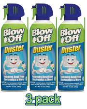 3 Cans Blow Off M5749 Air Duster (8 Ounce Unit) Made In USA picture