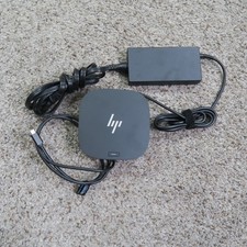 HP USB-C/A Dock G2 DisplayLink 4K Black 5TW13AA#ABA W/ 120W Power Adapter picture