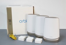 NETGEAR Orbi RBKE963 Quad-Band AXE11000 Wi-Fi 6E Mesh System - White picture