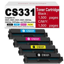 ** NEW Lexmark Toner | CS331 / 20N10 | Black/Color | w/ Chips | Compatible |4-Pk picture