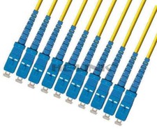 150M SC-SC Indoor Armored Singlemode 10 Strands Fiber Patch Cord picture