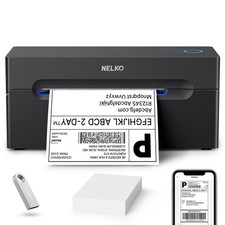 Nelko PL70e-BT Bluetooth Thermal Shipping Label Printer Wireless 4x6 picture