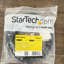 StarTech.com DVIDDMM6 DVI-D Dual Link Male to Male Cable 6ft Black picture