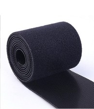 100 Straps  6 Ft Long  Double Sided Hook & Loop Black 2