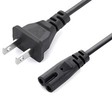 EU Power Cable 2pin IEC320 C7 US Power Extension Cord For  Laptop Charger picture