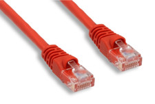 Cat6 UTP Ethernet cable booted 6in 1ft 1.5ft 2ft 3ft 5ft 7ft 10ft Lot of 1,5,10 picture