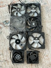 4 x Corsair ML120 NonRGB/RGB 120mm, 2x EK-AIO Varder S 120mm, 2 x Arctic P8 80mm picture