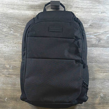 Eastsport Black Backpack Laptop Travel Bookbag Multi Pocket picture