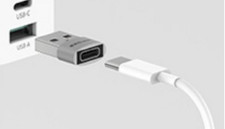 EZQuest USB-C Female to USB-A Male Mini Adapter 2 Pack -FREE SHIPPING picture