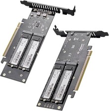JEYI Quad NVMe PCIe 4.0 X16 Expansion Card. Bifurcation Required picture
