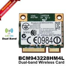 Lot X2 Dell E6520 E6420 E5520 Dual Band WIRELESS-N WIFI CARD BCM943228HM4L 1JKGC picture