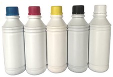 5X250ml DTF Inks CMYKW Direct to Film Printer Film Hot Melt Powder Heat Transfer picture