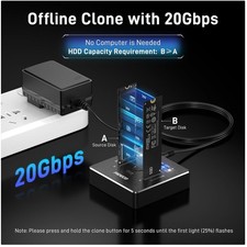 M.2 NVMe SATA SSD Cloner Dock - Offline Clone Support picture