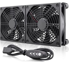 Router Cooling Fan DIY PC Cooler TV Box Wireless Quiet DC 5V USB Power 120mm 240 picture
