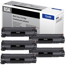 5PK CE285A 85A Toner combo for HP LaserJet Pro P1102 P1102w M1212nf M1217nfw picture