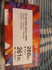 EaseFusion 260XL 261XL Ink Cartridges Replacement for Canon Pixma TS5320 TS6420 picture