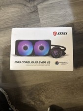 MSI Mag CoreLiquid 240R V2 Liquid CPU Cooler Black RGB Light picture