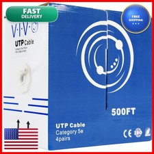 VIVO 500ft Cat5e Ethernet Cable, Gray CABLE-V002 picture