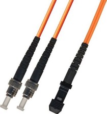 25M Multimode Duplex Fiber Optic Cable 50/125 ST Mtrj Patch Cable Patch Cord picture