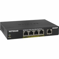 Netgear GS305P Essentials Series 5-Port Gigabit PoE Unmanaged Switch picture