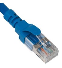 ICC ICCICPCSX05BL Cat6A U FTP 5 Ft Ethernet Patch Cable Blue 10 Pack picture