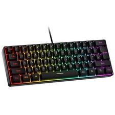 60% Wired Gaming Keyboard, RGB Backlit Ultra-Compact Mini Keyboard, Waterproof S picture