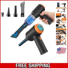 Compact 3-in-1 Cordless Air Duster & Vacuum Cleaner with Washable HEPA Filter picture