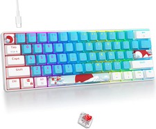 60 Percent Keyboard Mechanical, Gaming Keyboard 60 Percent, RGB Backli picture