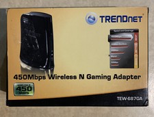 TRENDnet N450 TEW-687GA Wi-Fi Wireless Gaming Adapter Wifi Router New (Y1) picture