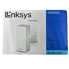 NEW 2 Pack Linksys MX8000 Velop Mesh WiFi 6 System AX4000 4.2Gbps 80+ Devices  picture
