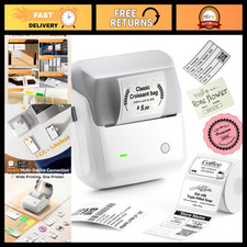 3 Inch Bluetooth Thermal Label Maker Printer - High Speed, Easy to Use, Portable picture