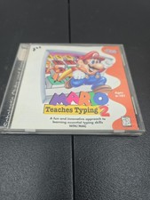 Mario Teaches Typing 2 Win/Mac 1996 CD-ROM Game Nintendo picture