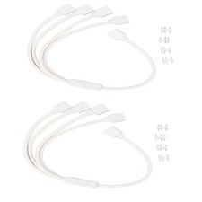 2 Pack 5V 3-Pin ARGB Splitter Cable - 1 to 4 Female to Female Extension for Comp picture