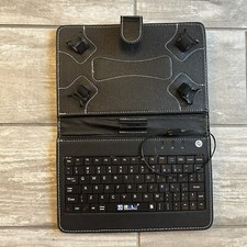 BRAND NEW Irulu 7-8” Micro USB Keyboard Keypad Leather Stand Case For Tablet picture